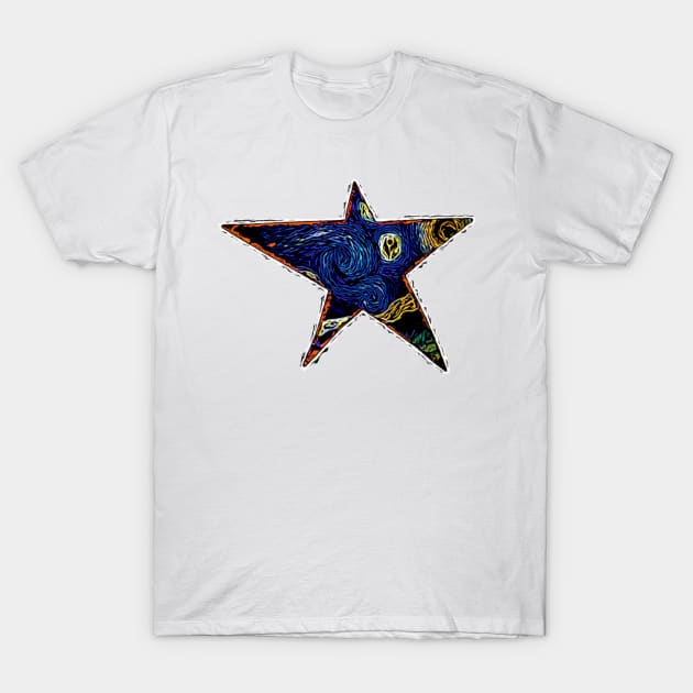 Stormy Star T-Shirt by TeeJaiStudio